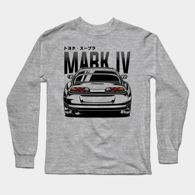 Toyota Supra Mk4 Long Sleeve T-Shirt by idrdesign